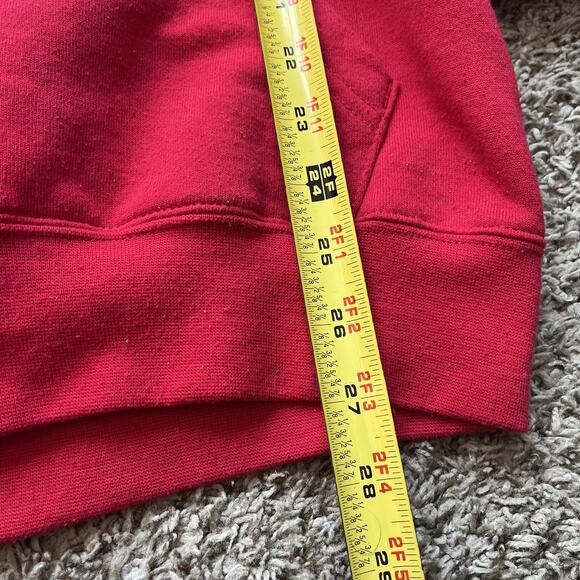 Colosseum Brand Red Louisville Cardinals Slash Stack Pullover Hoodie Men M - Picture 3 of 5